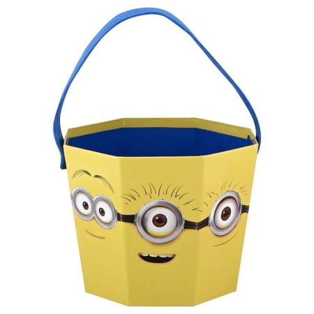 Despicable Me Minions Easter Themed 8 Sided Paperboard Bucket