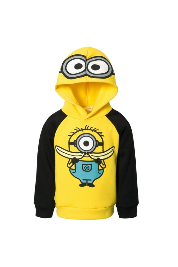 Minions Fleece Pullover Hoodie Toddler to Big Kid