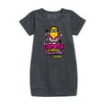 thumbnail image 1 of Despicable Me Minions - Groovy Since Forever - Toddler & Youth Girls Fleece Dress, 1 of 1