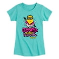 thumbnail image 1 of Despicable Me Minions - Groovy Since Forever - Toddler & Youth Girls Short Sleeve Graphic T-Shirt, 1 of 5