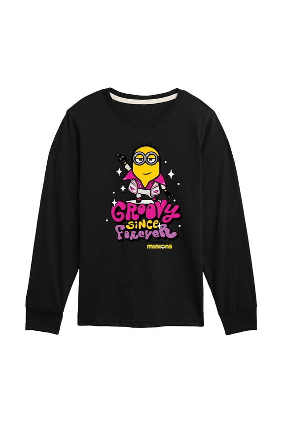 Minions - Groovy Since Forever - Toddler & Youth Long Sleeve Graphic T-Shirt