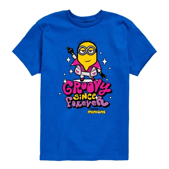 Despicable Me Minions - Groovy Since Forever - Toddler & Youth Short Sleeve Graphic T-Shirt
