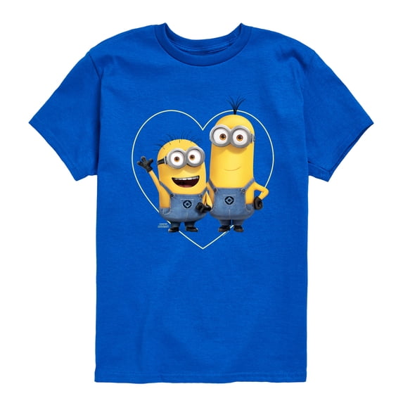 Despicable Me - Minions Heart Boys' Short Sleeve Graphic T-Shirt