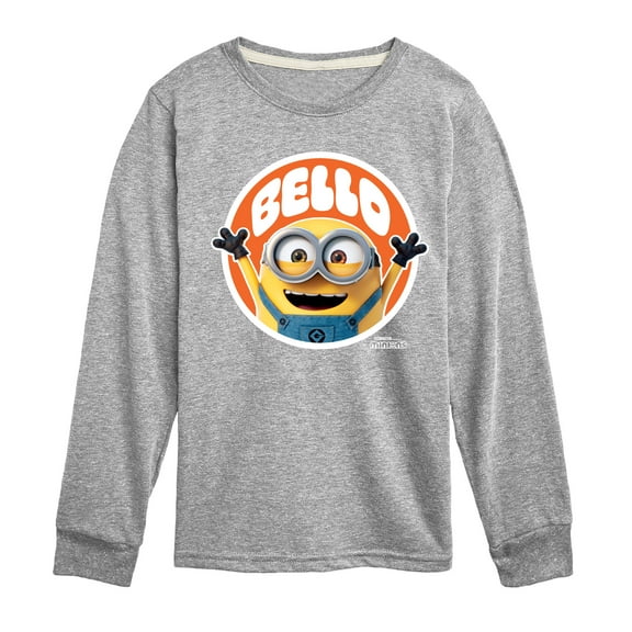 Despicable Me Minions - Hello Bello - Toddler & Youth Long Sleeve Graphic T-Shirt
