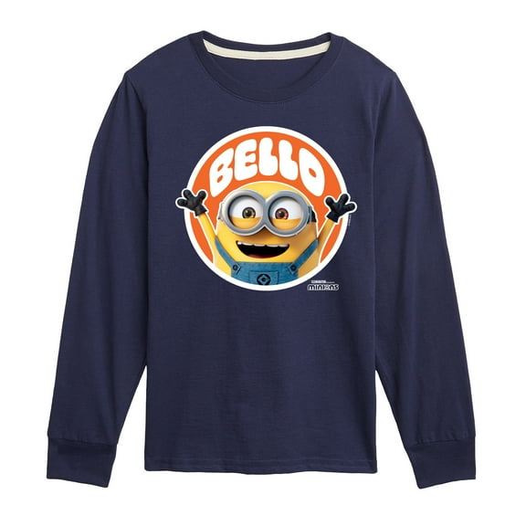 Despicable Me Minions - Hello Bello - Toddler & Youth Long Sleeve Graphic T-Shirt