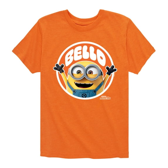 Despicable Me Minions - Hello Bello - Toddler & Youth Short Sleeve Graphic T-Shirt