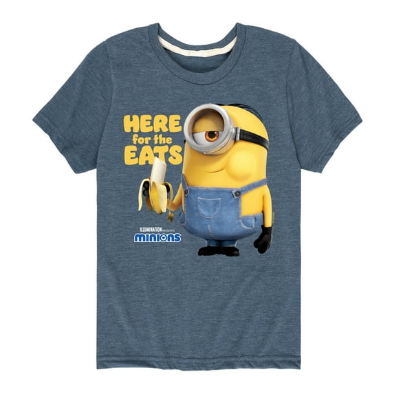 Despicable Me Minions - Here For The Eats - Toddler & Youth Short Sleeve Graphic T-Shirt