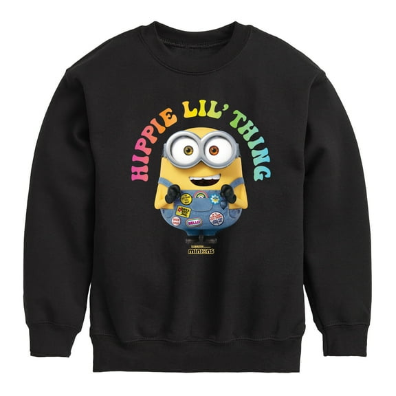 Despicable Me Minions - Hippie Lil' Thing - Toddler & Youth Crewneck Fleece Sweatshirt