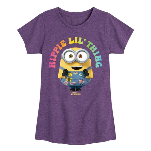 Despicable Me Minions - Hippie Lil' Thing - Toddler & Youth Girls Short Sleeve Graphic T-Shirt