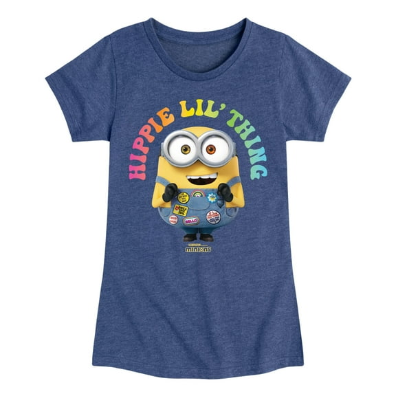 Despicable Me Minions - Hippie Lil' Thing - Toddler & Youth Girls Short Sleeve Graphic T-Shirt