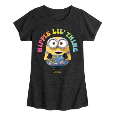 Despicable Me Minions - Hippie Lil' Thing - Toddler & Youth Girls Short Sleeve Graphic T-Shirt