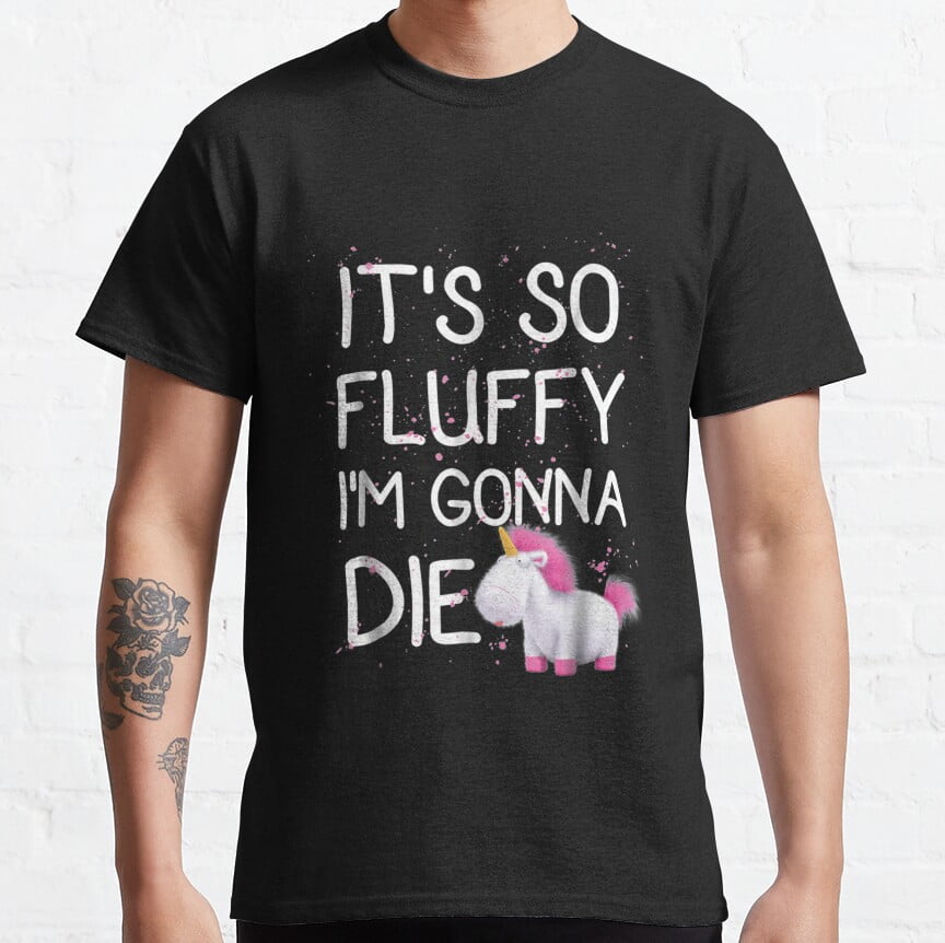 Despicable Me Minions It S So Fluffy Unicorn Graphic T Shirt Classic T Shirt Walmart