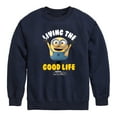 thumbnail image 1 of Despicable Me Minions - Living The Good Life - Toddler & Youth Crewneck Fleece Sweatshirt, 1 of 5