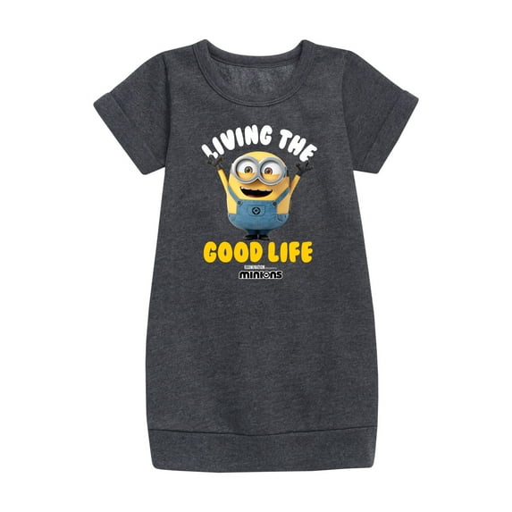 Despicable Me Minions - Living The Good Life - Toddler & Youth Girls Fleece Dress
