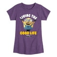 thumbnail image 1 of Despicable Me Minions - Living The Good Life - Toddler & Youth Girls Short Sleeve Graphic T-Shirt, 1 of 5