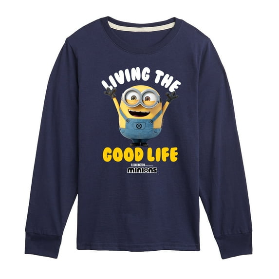 Despicable Me Minions - Living The Good Life - Toddler & Youth Long Sleeve Graphic T-Shirt