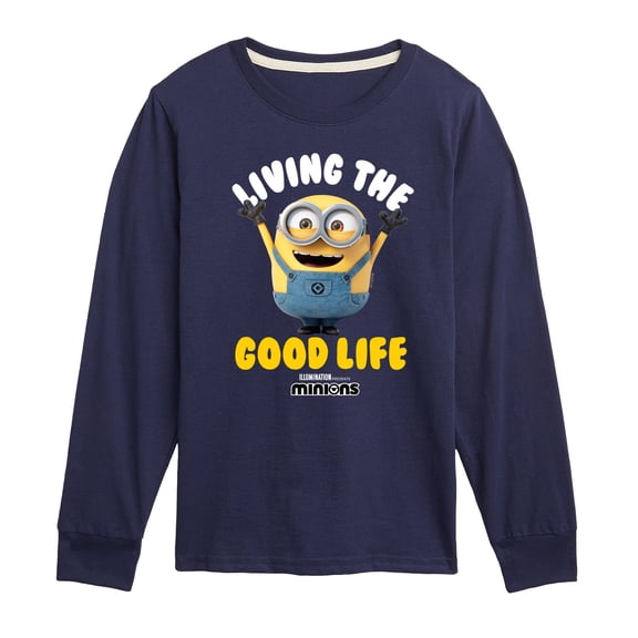 Despicable Me Minions - Living The Good Life - Toddler & Youth Long Sleeve Graphic T-Shirt