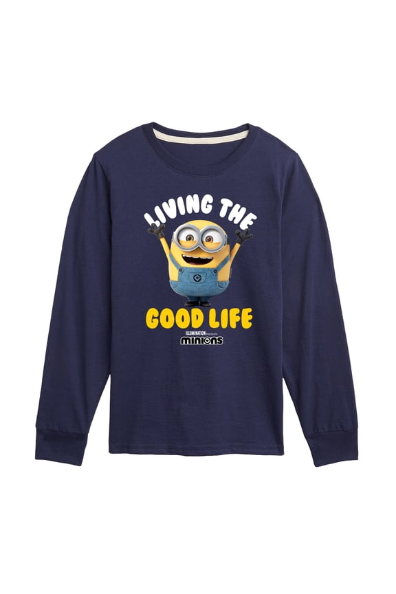 Minions - Living The Good Life - Toddler & Youth Long Sleeve Graphic T-Shirt