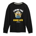 thumbnail image 1 of Despicable Me Minions - Living The Good Life - Toddler & Youth Long Sleeve Graphic T-Shirt, 1 of 5