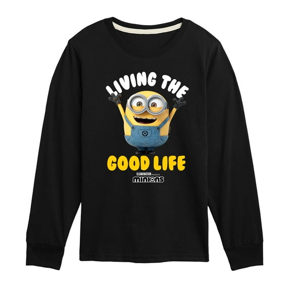 Despicable Me Minions - Living The Good Life - Toddler & Youth Long Sleeve Graphic T-Shirt