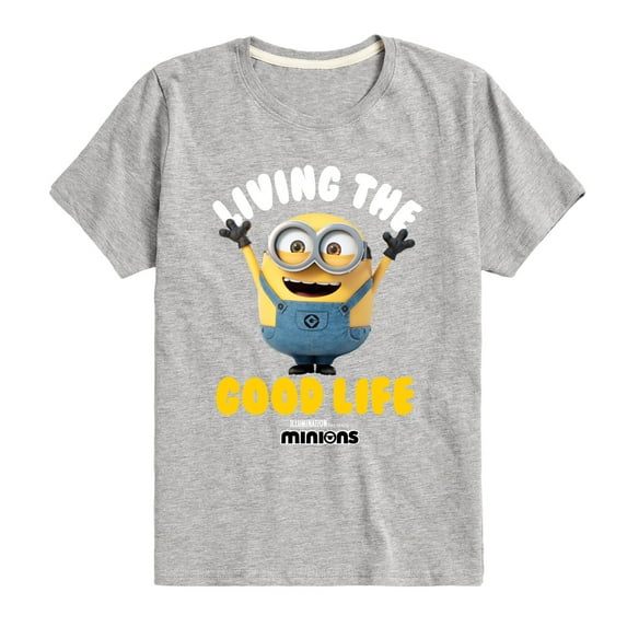 Despicable Me Minions - Living The Good Life - Toddler & Youth Short Sleeve Graphic T-Shirt