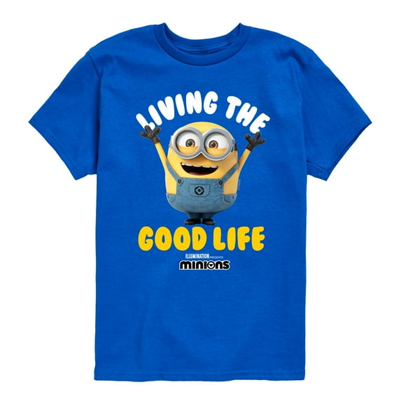 Despicable Me Minions - Living The Good Life - Toddler & Youth Short Sleeve Graphic T-Shirt