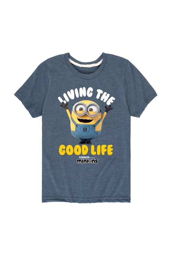 Minions - Living The Good Life - Toddler & Youth Short Sleeve Graphic T-Shirt