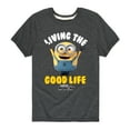 thumbnail image 1 of Despicable Me Minions - Living The Good Life - Toddler & Youth Short Sleeve Graphic T-Shirt, 1 of 5