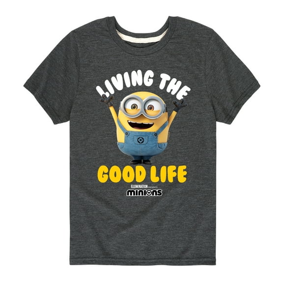 Despicable Me Minions - Living The Good Life - Toddler & Youth Short Sleeve Graphic T-Shirt