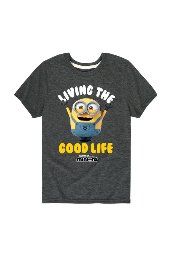 Minions - Living The Good Life - Toddler & Youth Short Sleeve Graphic T-Shirt