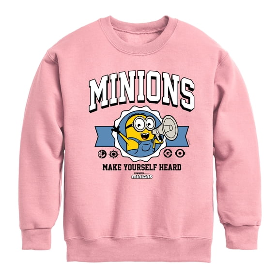 Despicable Me Minions - Make Yourself Heard - Toddler & Youth Crewneck Fleece Sweatshirt