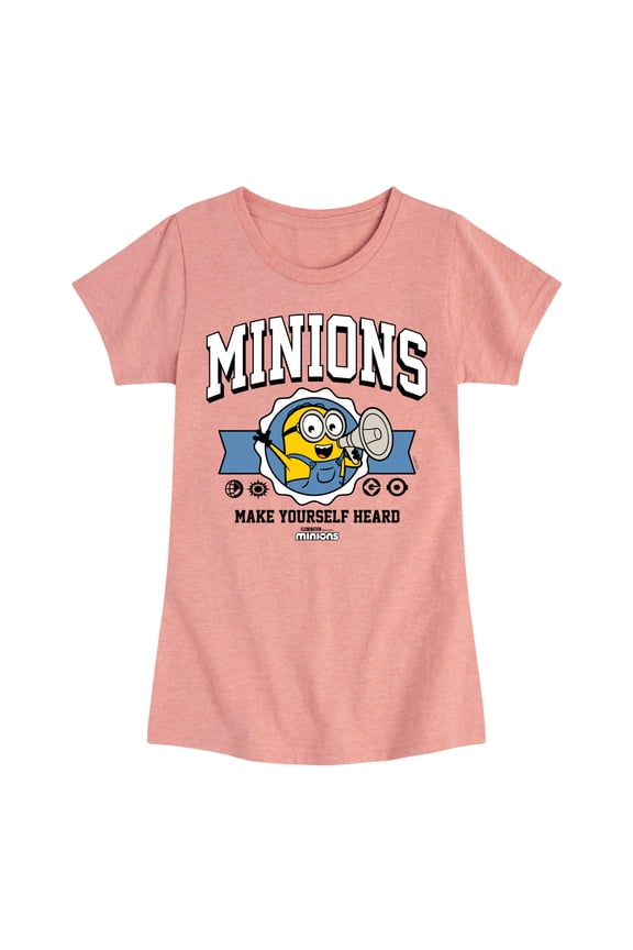 Minions - Make Yourself Heard - Toddler & Youth Girls Short Sleeve T-Shirt