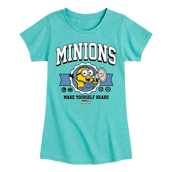 Despicable Me Minions - Make Yourself Heard - Toddler & Youth Girls Short Sleeve T-Shirt