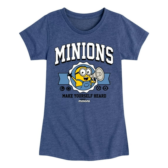Despicable Me Minions - Make Yourself Heard - Toddler & Youth Girls Short Sleeve T-Shirt