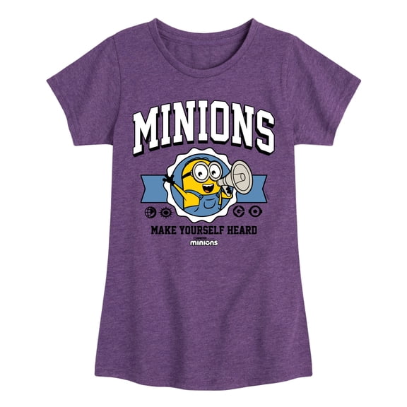 Despicable Me Minions - Make Yourself Heard - Toddler & Youth Girls Short Sleeve T-Shirt