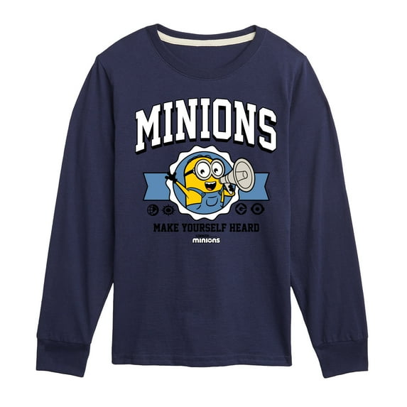 Despicable Me Minions - Make Yourself Heard - Toddler & Youth Long Sleeve Graphic T-Shirt