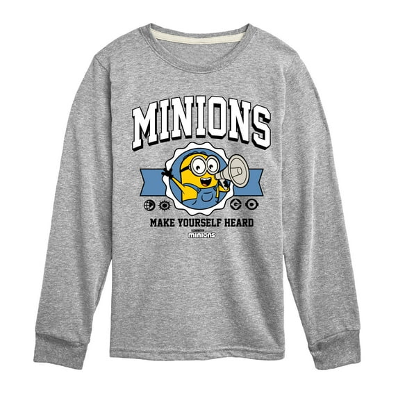 Despicable Me Minions - Make Yourself Heard - Toddler & Youth Long Sleeve Graphic T-Shirt