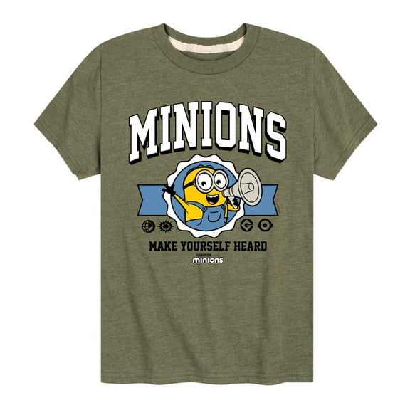 Despicable Me Minions - Make Yourself Heard - Toddler & Youth Short Sleeve Graphic T-Shirt