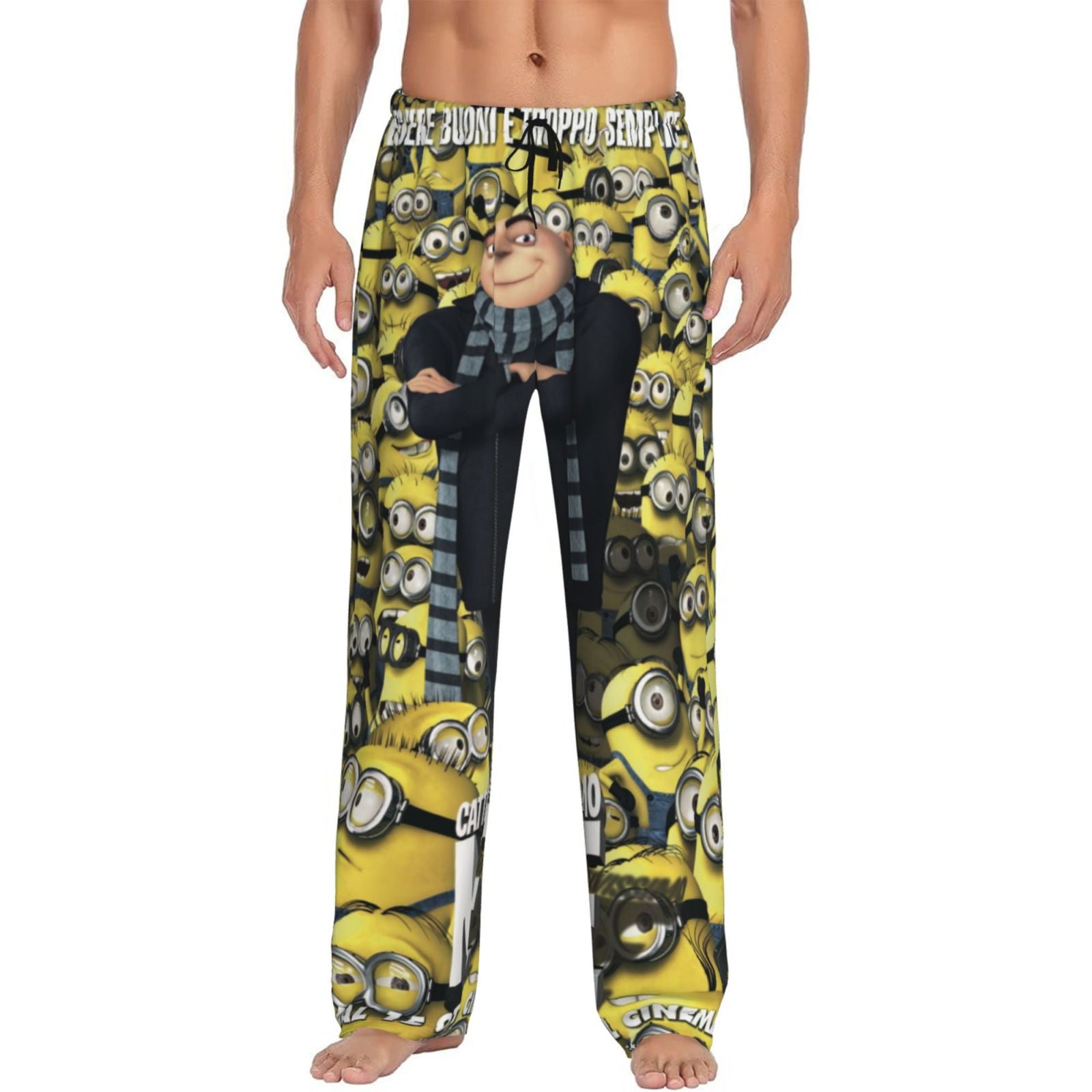 Despicable Me Minions Men'S Pajama Pants With Pockets Stretch Pajama ...