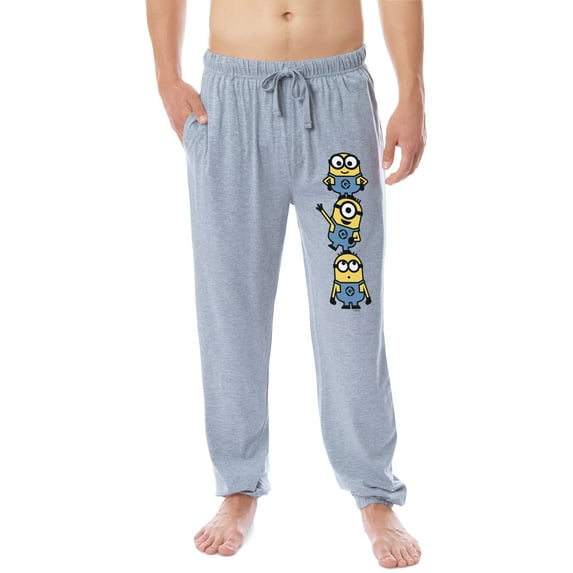 Despicable Me Minions Men's Chibi Sleep Jogger Pajama Pants For Adults