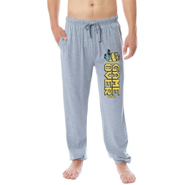 Despicable Me Minions Mens' Game Over Sleep Jogger Pajama Pants For Adults