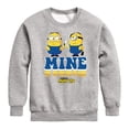 thumbnail image 1 of Despicable Me Minions - Mine Mine Mine Boys' Graphic Long Sleeve Fleece Sweatshirt, 1 of 5