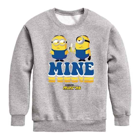 Despicable Me Minions - Mine Mine Mine Boys' Graphic Long Sleeve Fleece Sweatshirt
