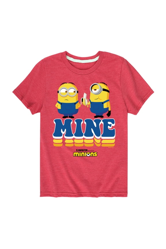 Minions - Mine Mine Mine - Toddler & Youth Short Sleeve Graphic T-Shirt
