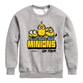 thumbnail image 1 of Despicable Me Minions - Minions On Tour Boys' Graphic Long Sleeve Fleece Sweatshirt, 1 of 5