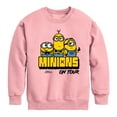 thumbnail image 1 of Despicable Me Minions - Minions On Tour Boys' Graphic Long Sleeve Fleece Sweatshirt, 1 of 4