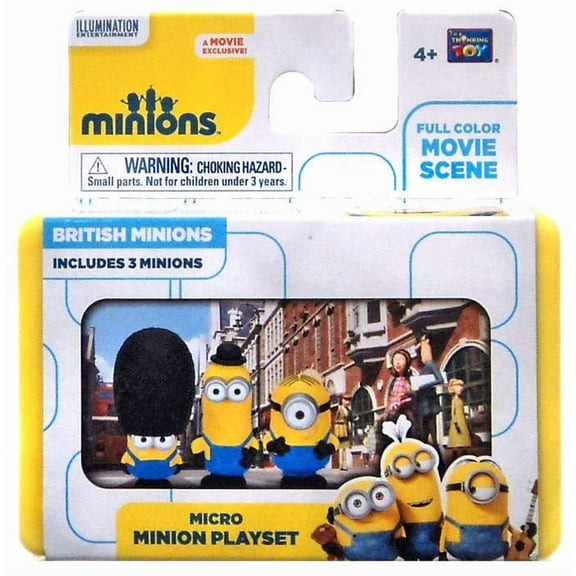 Despicable Me Minions Movie British Minions Micro Playset
