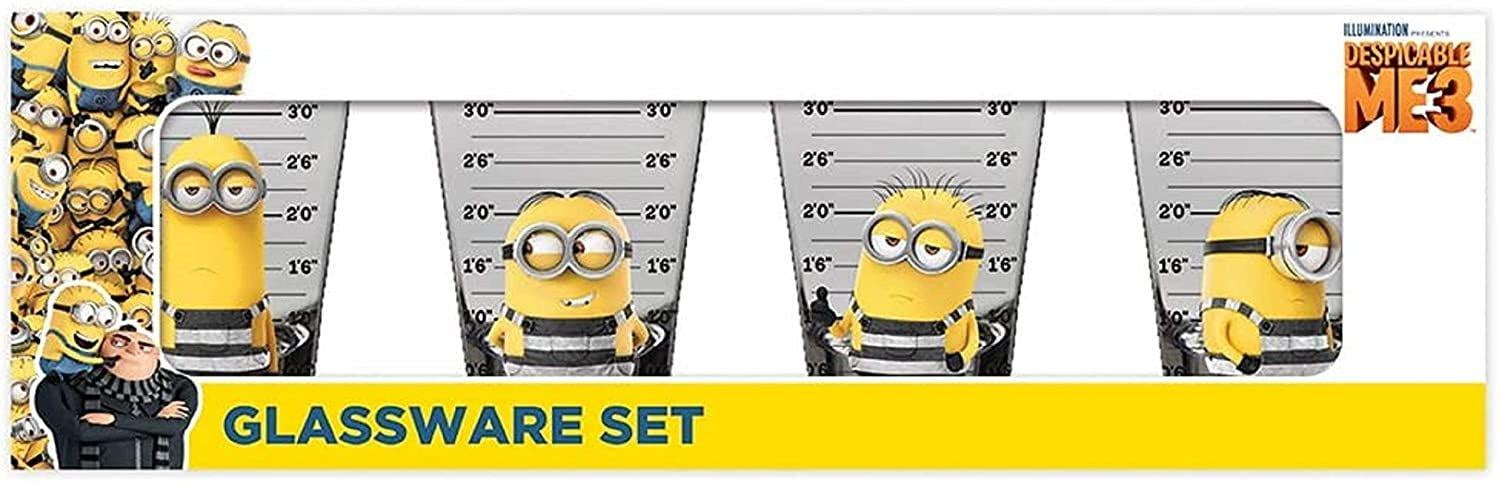 despicable-me-minions-mugshot-1-5oz-mini-glass-set-of-4-walmart-com for Free Printable Minion Water Bottle Labels Despicable Me Minions Mugshot 1.5oz Mini Glass Set of 4 - Walmart.com for Free Printable Minion Water Bottle Labels