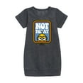 thumbnail image 1 of Despicable Me Minions - Not Today - Toddler & Youth Girls Fleece Dress, 1 of 1