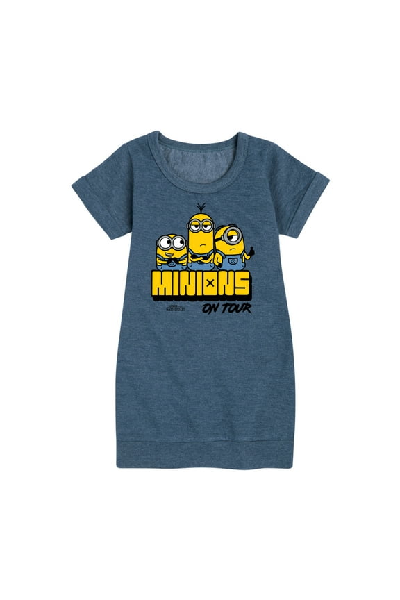Minions - On Tour - Toddler & Youth Girls Fleece Dress